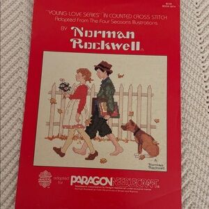 Norman Rockwell Vintage Gloria & Pat Young Love Series Paragon Needlepoint